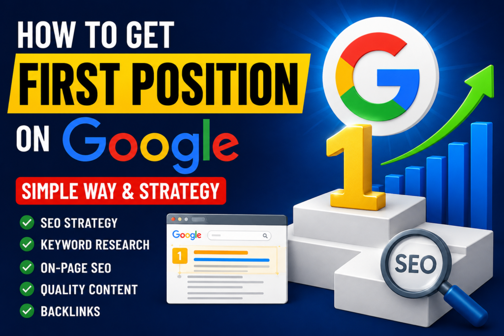 How to Get the First Position on Google: Simple SEO Strategies That Work