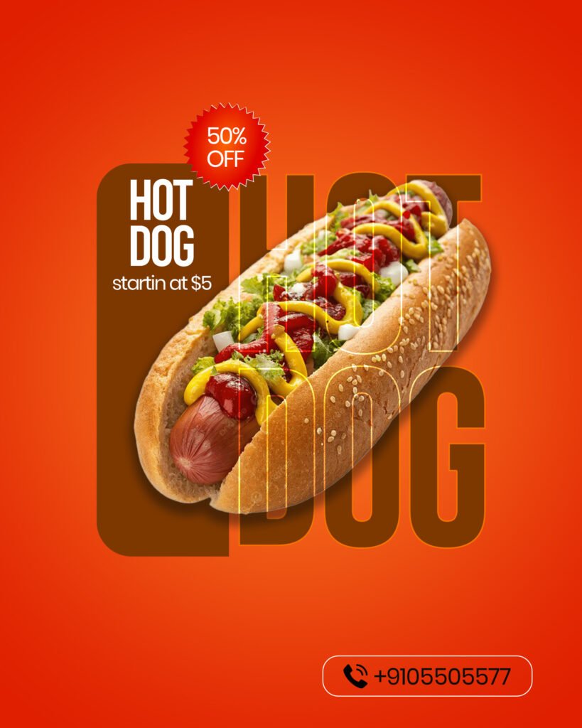GRAPHIC DESIGN hot dog