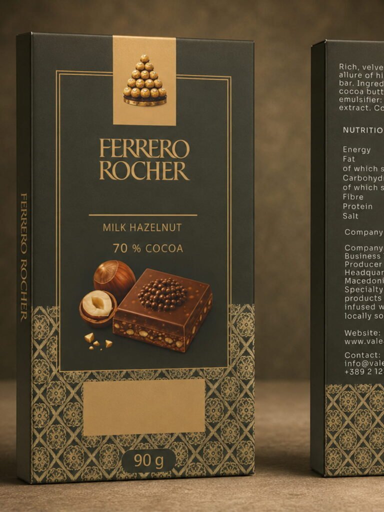 GRAPHIC DESIGN Premium chocolate packaging design